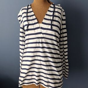 LOFT striped hoodie